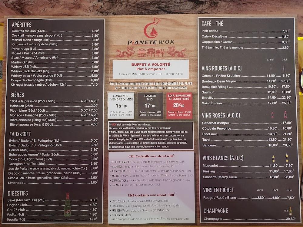Planète Wok - Menu Image 1